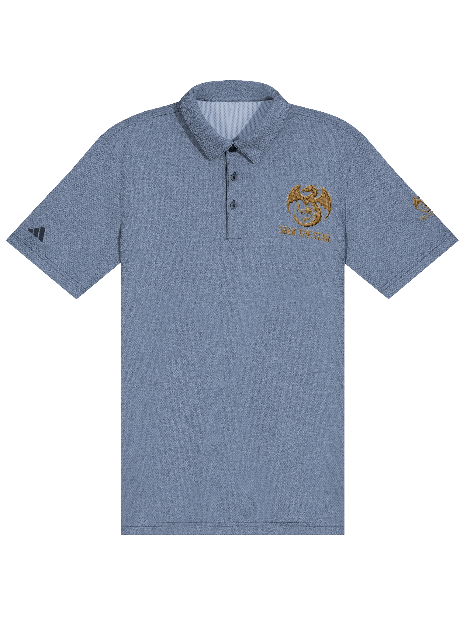 🌟 GOLD DRAGON “SEEK THE STAR” // ADIDAS POLO DROP product image (12)