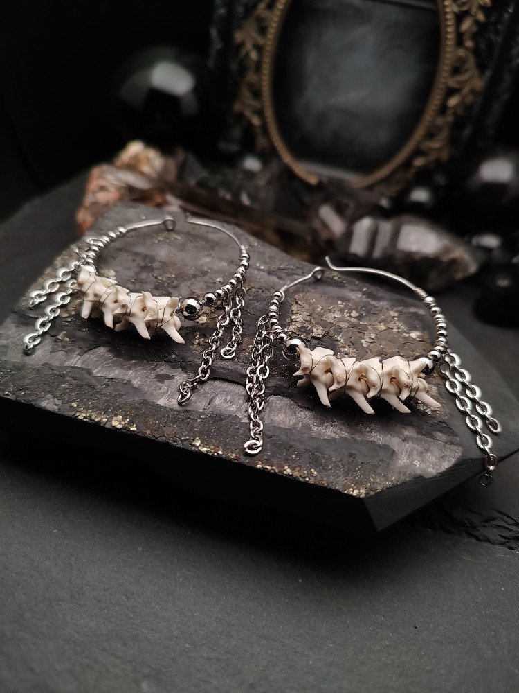 Earrings Bone Vault - Vert Fringe Flow product image (3)