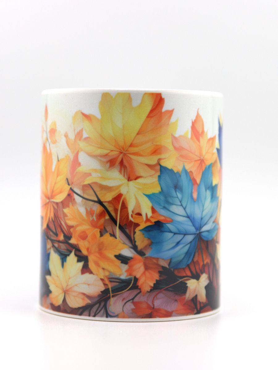 Autumn Leaves 11oz Coffee Mug – Vibrant Fall-Themed Ceramic Cup for Coffee, Tea, or Hot Cocoa – Perfect Seasonal Gift for Nature and Autumn Lovers product image (2)