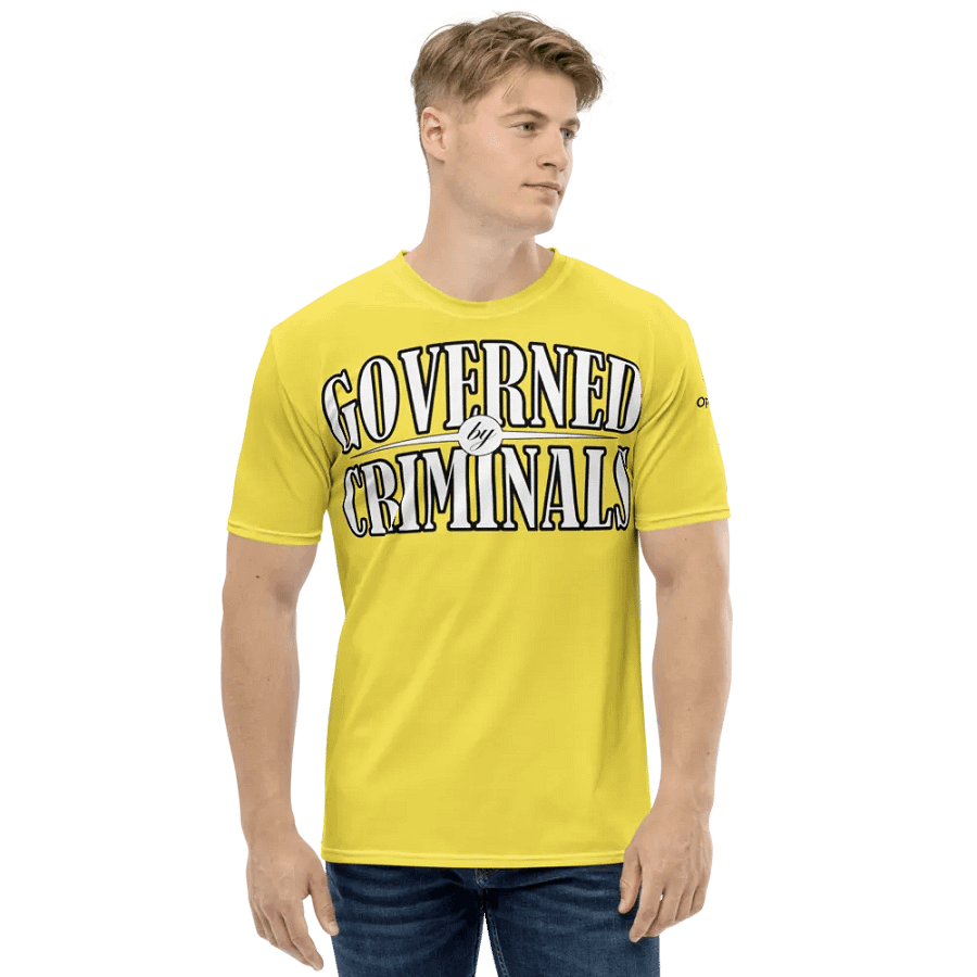 Governed By Criminals - UK - Yellow - Crew Neck T-Shirt product image (1)