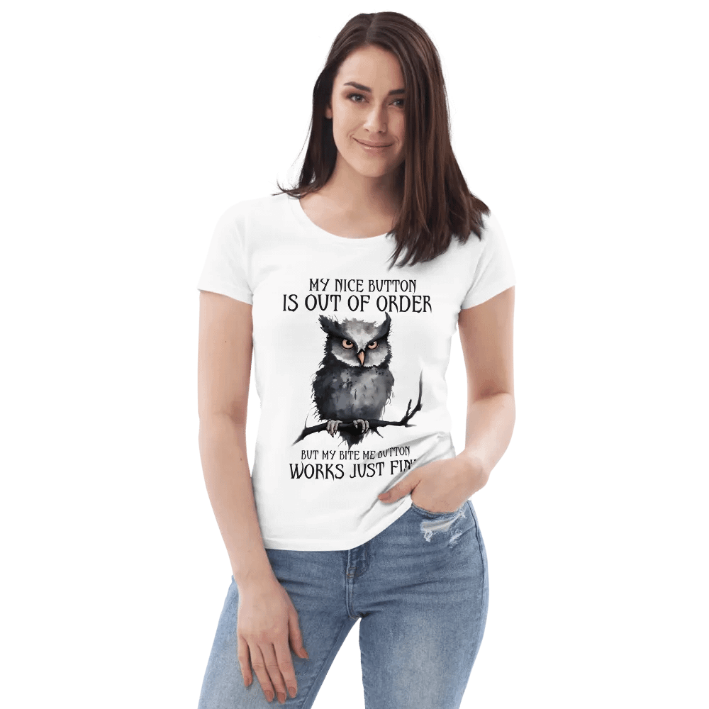 Grumpy Owl Warning Tee product image (1)