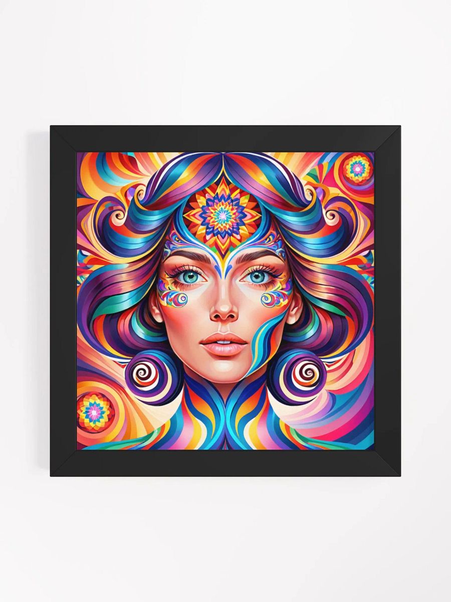 Vivid Muse - Framed Pop Art Portrait Print product image (13)