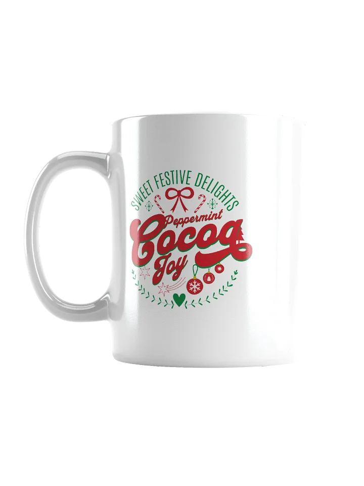 Cozy Up with a Peppermint Cocoa Joy Coffee Mug This Winter product image (1)