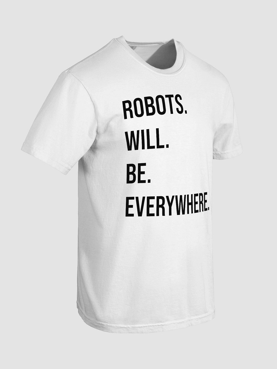 Robots Everywhere: T-Shirt - White product image (7)