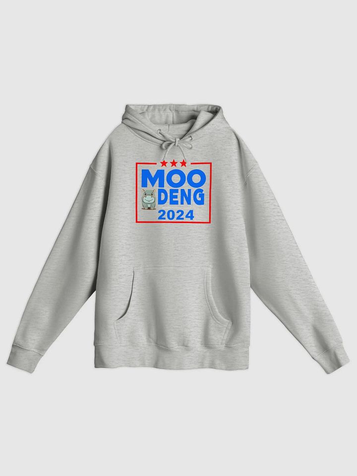 Moo Deng Funny Election 2024 Cute Hippo Hoodie product image (1)