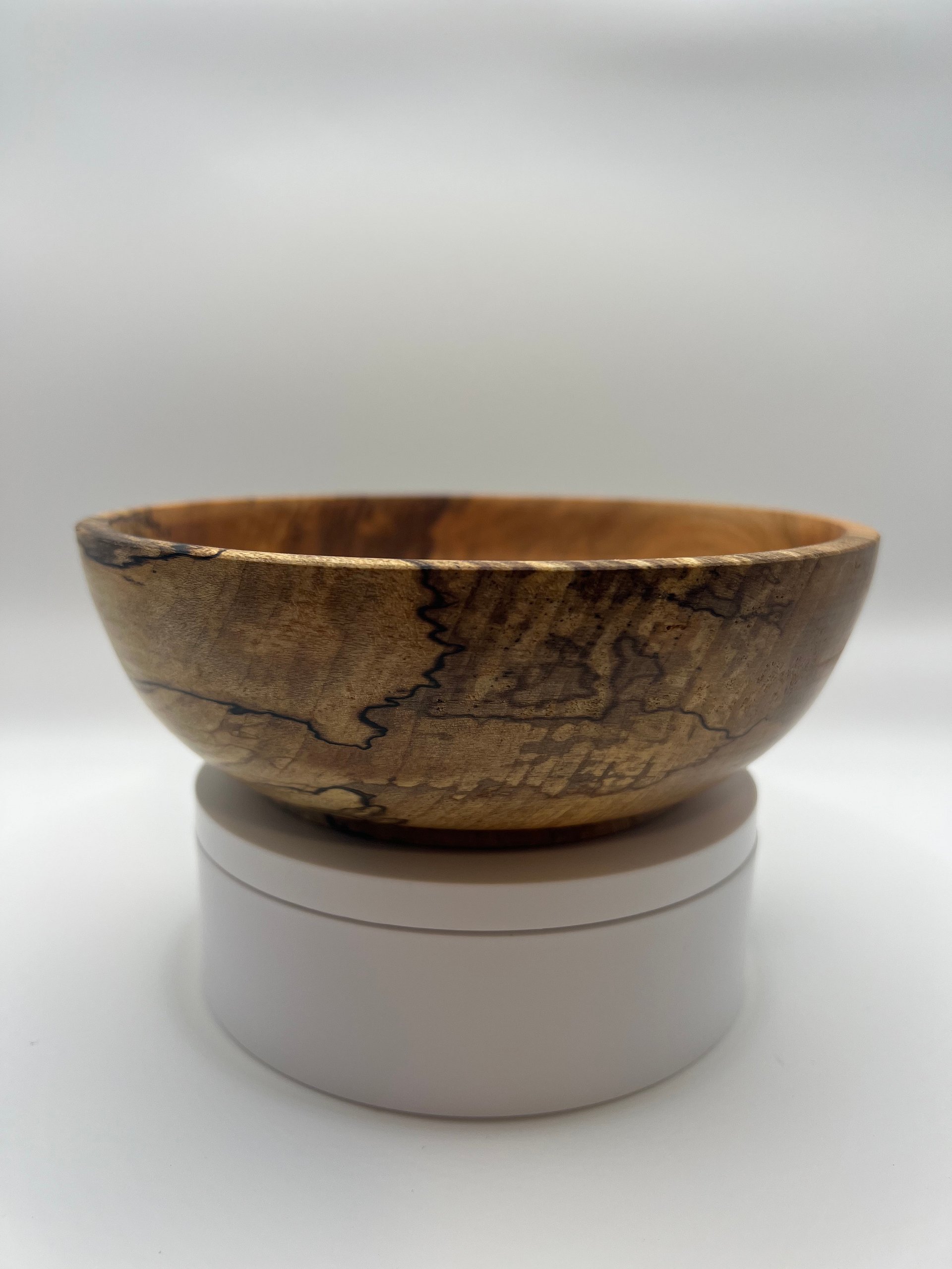 Spalted Maple Wooden Bowl 6.25” – Hand-Turned from Reclaimed Storm-Fallen Wood product image (7)