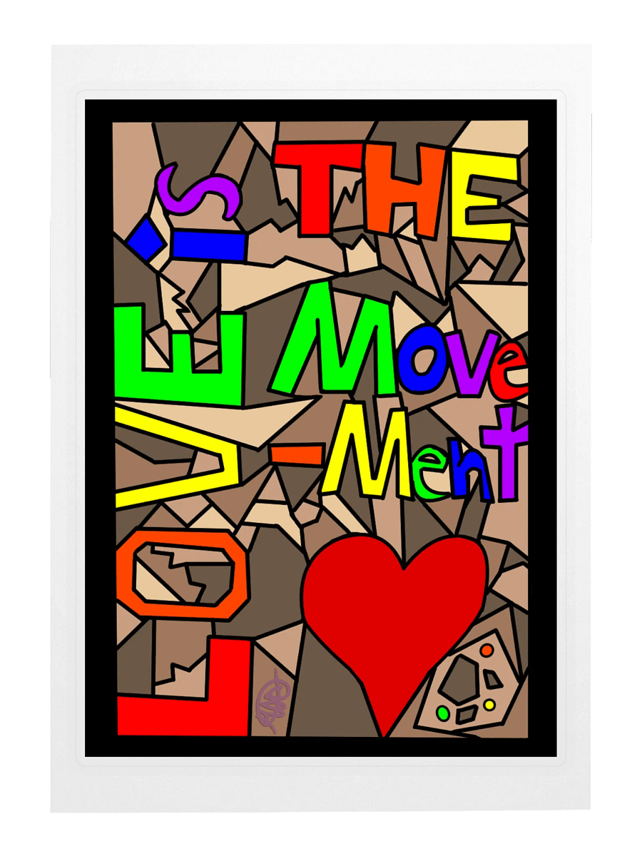 Love Is The Movement: Rainbow (Stickers) product image (3)