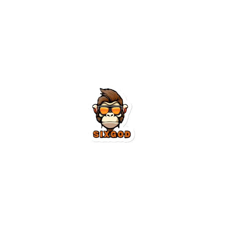SIXGOD Monkey Shades Die-Cut Magnets product image (1)