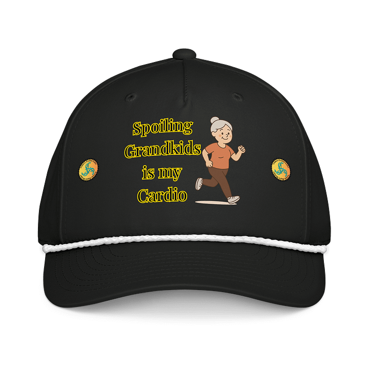 Spoiling Grandkids is my Cardio (Female) Richardson Five-Panel Classic Rope Cap product image (1)