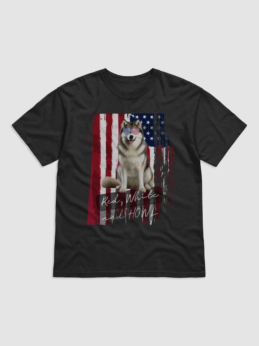 Alaskan Malamute American Flag Pun Relaxed Fit T-shirt product image (10)