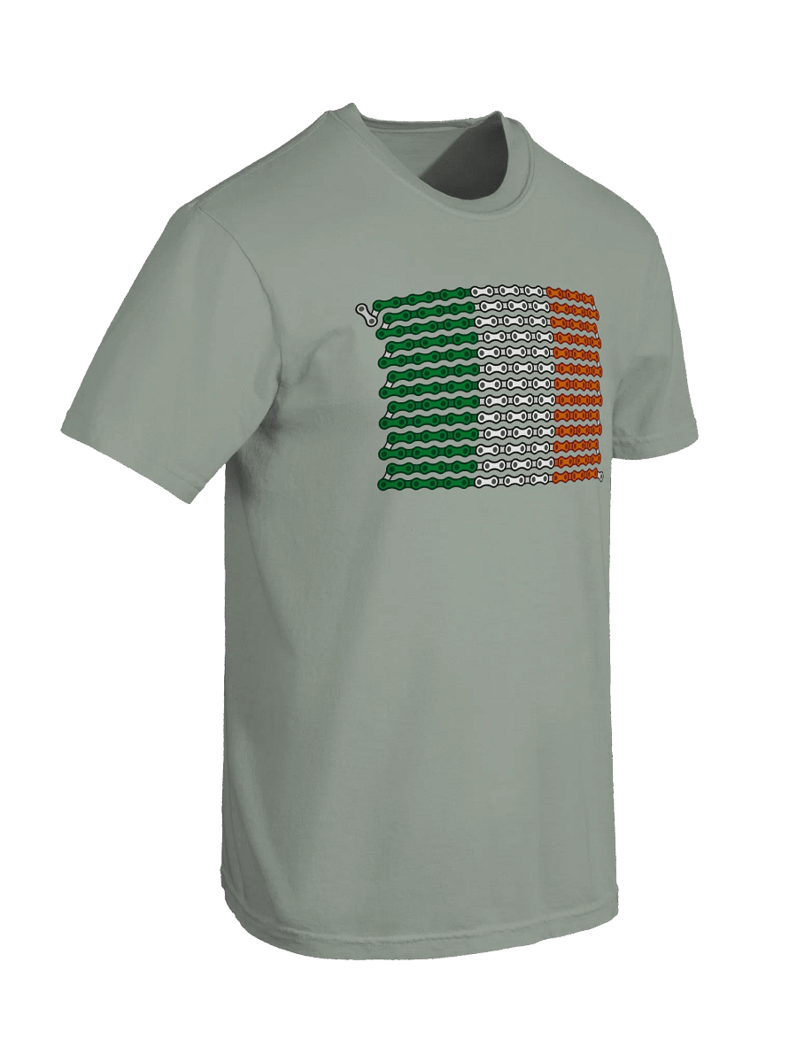 Ireland Bike Chain Flag on Heavyweight Tee product image (3)