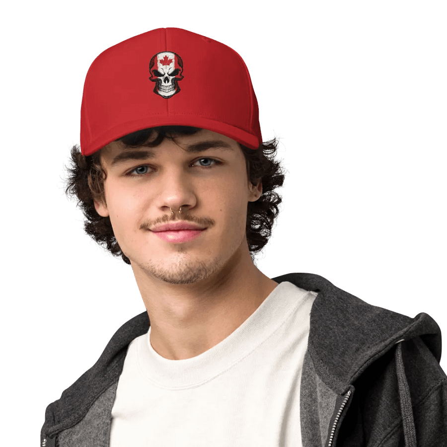 Canadian Skull Flag Adidas Performance Cap product image (8)
