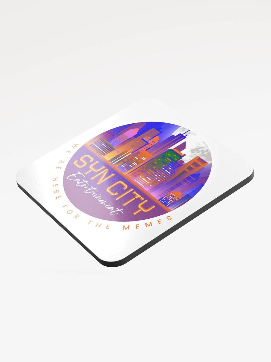 SCE LOGO Glossed Cork Coaster product image (3)