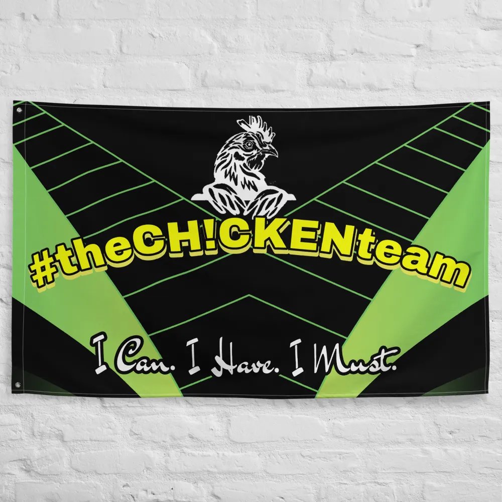 Official #theCH!CKENteam flag product image (5)