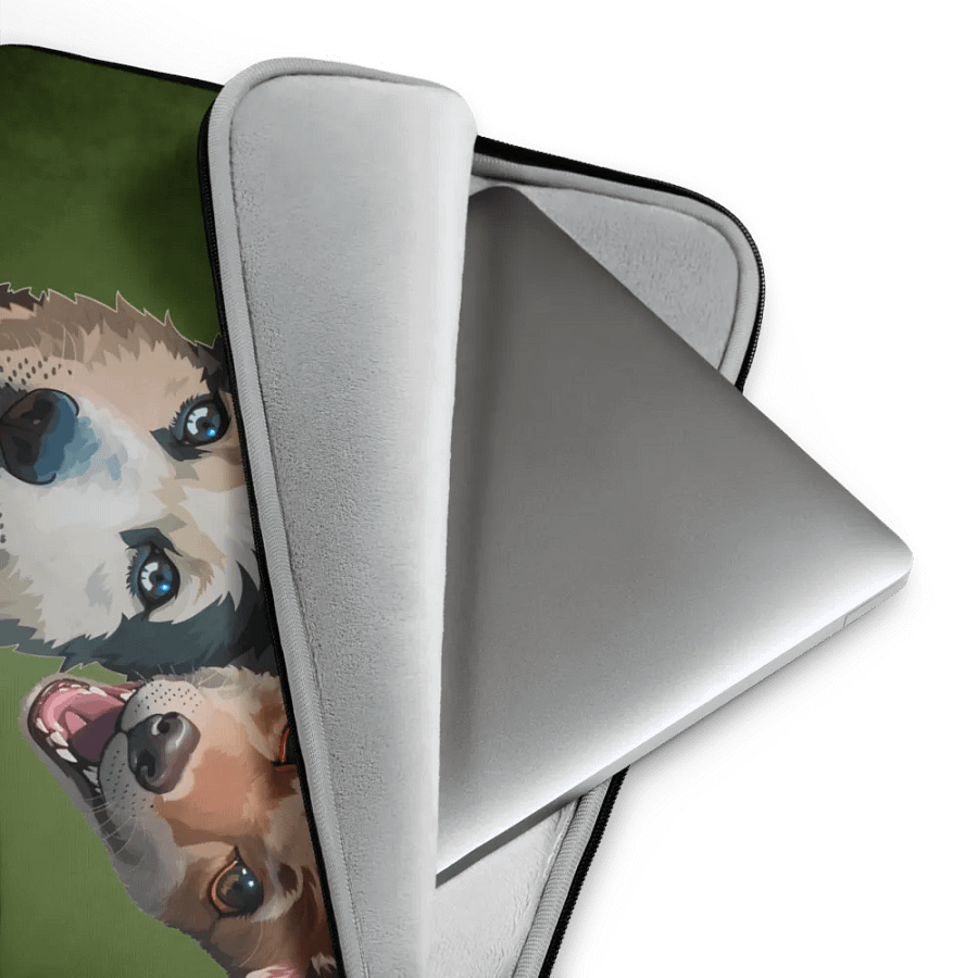 Luna and Mango Laptop Sleeve product image (3)