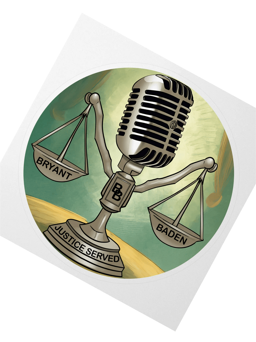 Justice Served TV Vinyl Sticker product image (2)