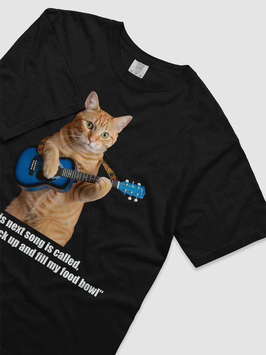 Cat playing guitar funny cat t-shirt product image (24)