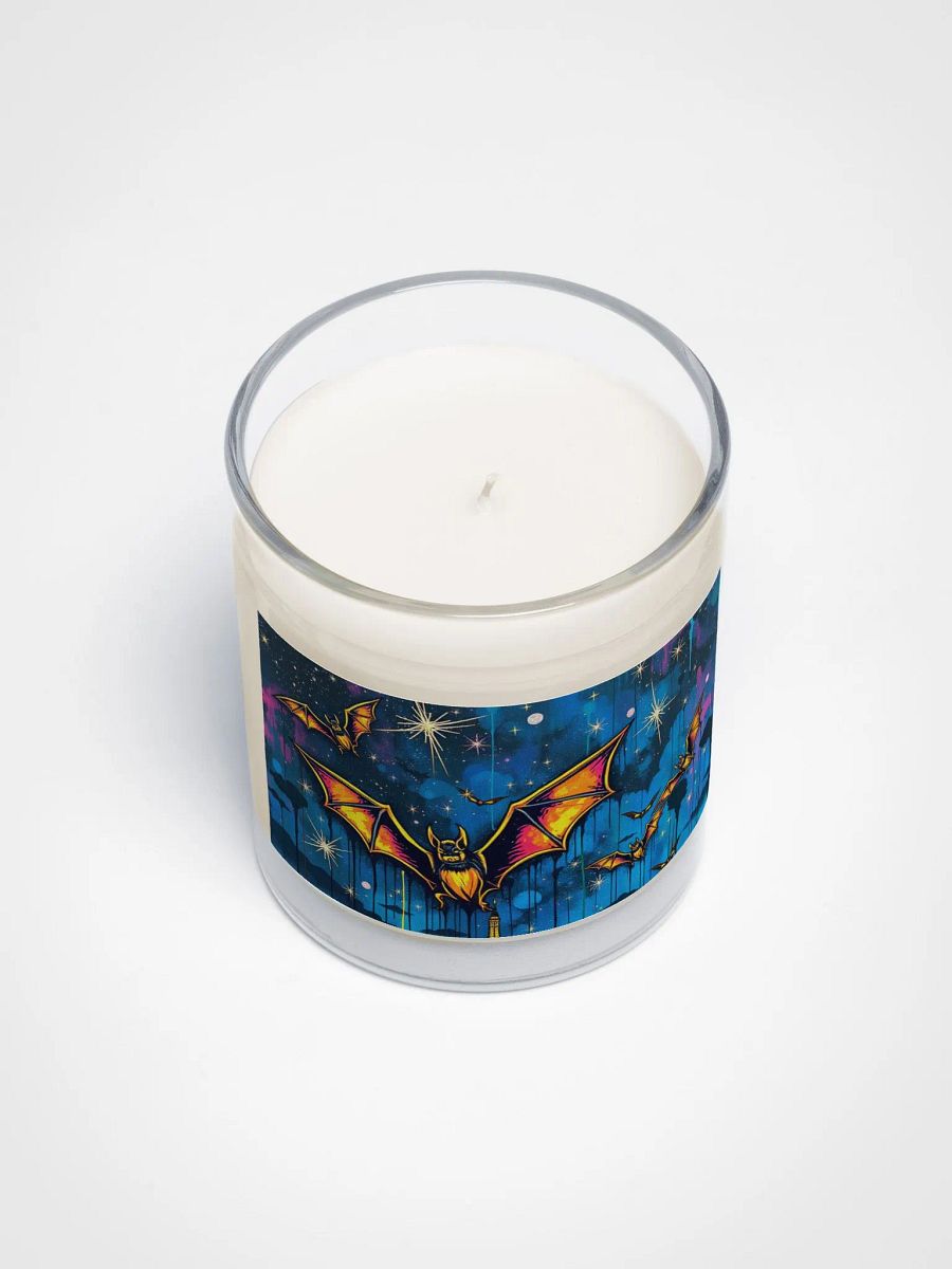 Starry Night Bat Dance Soy Wax Candle product image (3)