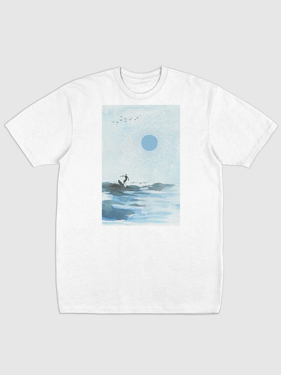 Tranquil Surfing Seascape T-shirt - Cotton product image (3)