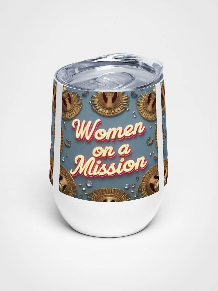 Vintage Women on a Mission Wine Tumbler product image (5)