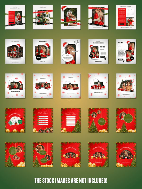 MRR/PLR Christmas Instagram Templates product image (3)