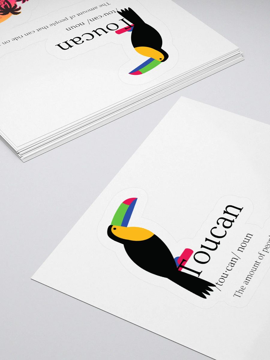 Tropical Toucan Kiss Cut Stickers product image (10)