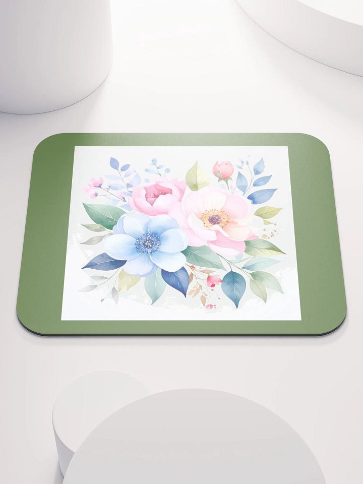 Columbia Road Market Mouse Pad (Light Floral) product image (1)