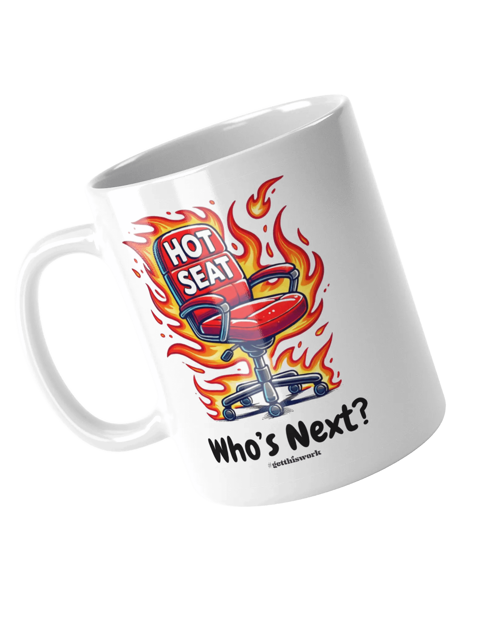 Hot Seat Mug White product image (6)