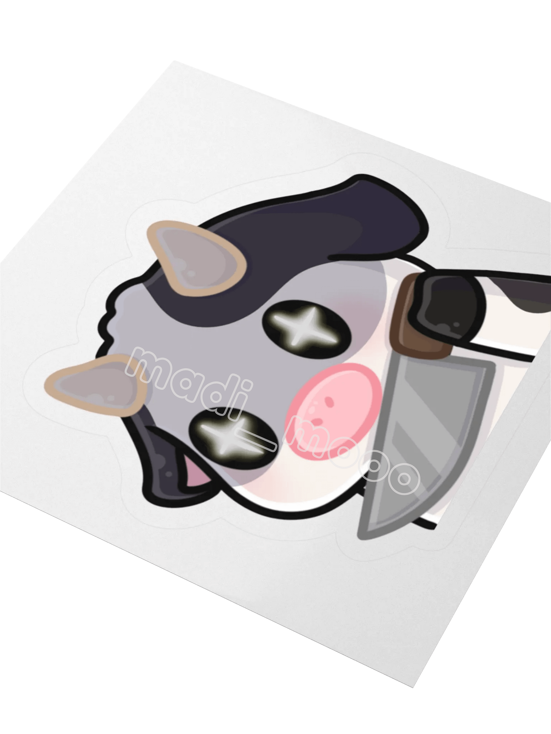 Stabby Cow Sticker product image (2)