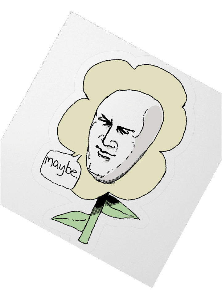 Maybe Flower Sticker product image (6)