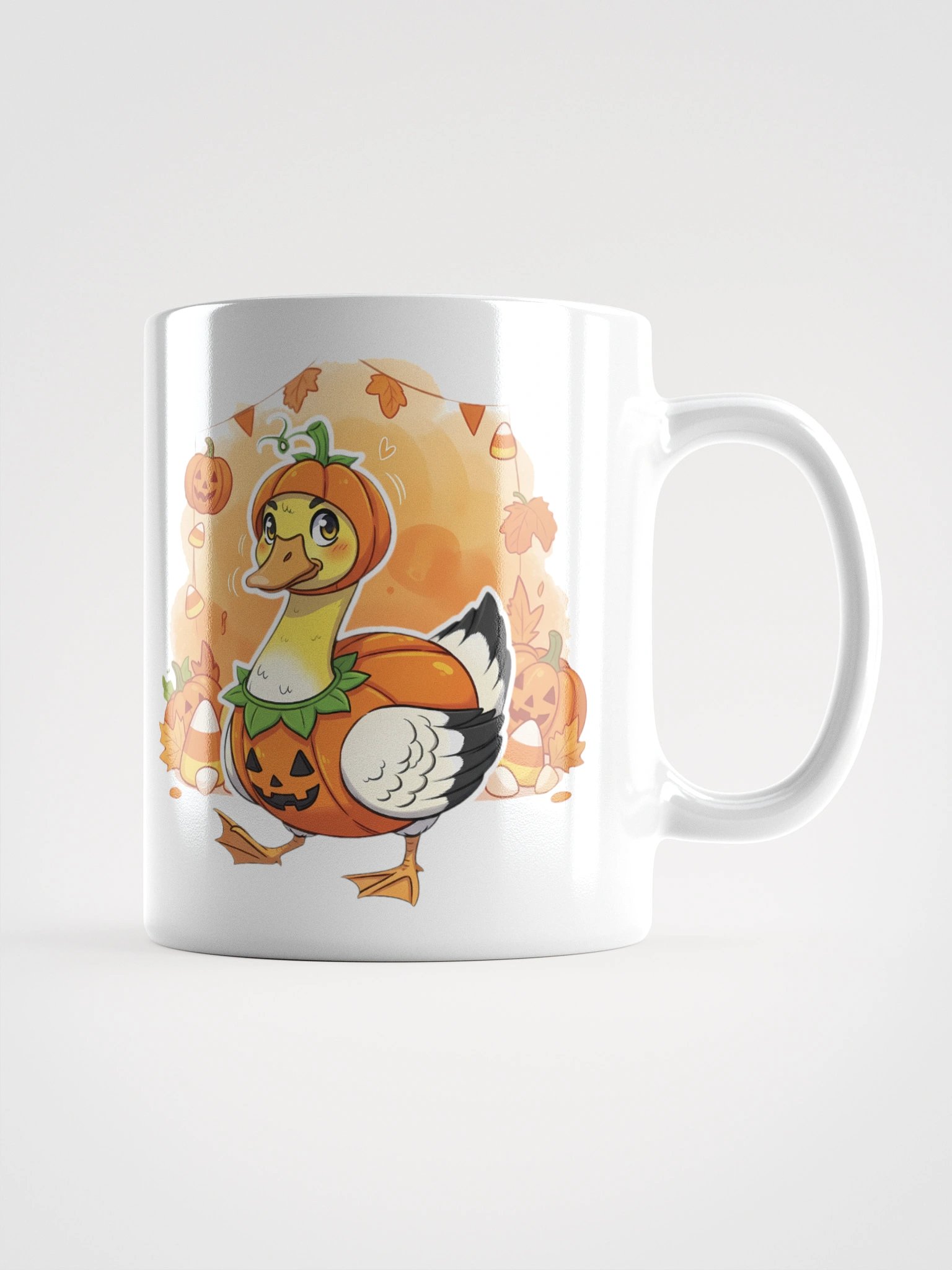 Funny Halloween Goose in Pumpkin Costume Mug product image (2)