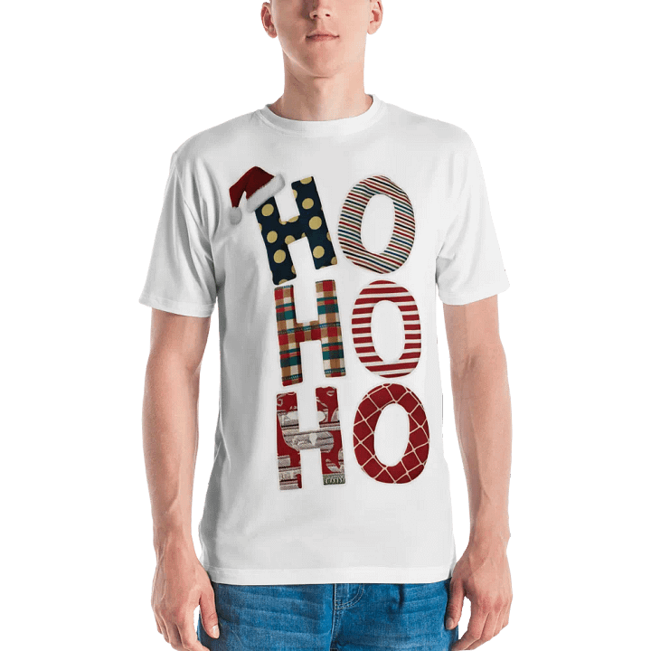 HO HO HO Text T Shirt product image (2)