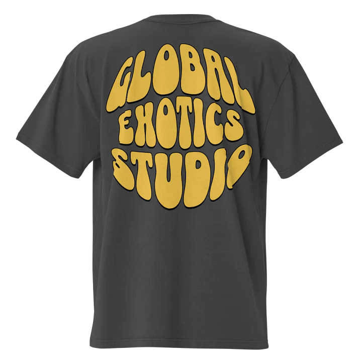 Retro Global Exotics Premium Oversized Boxy, Fit Faded T-Shirt product image (2)
