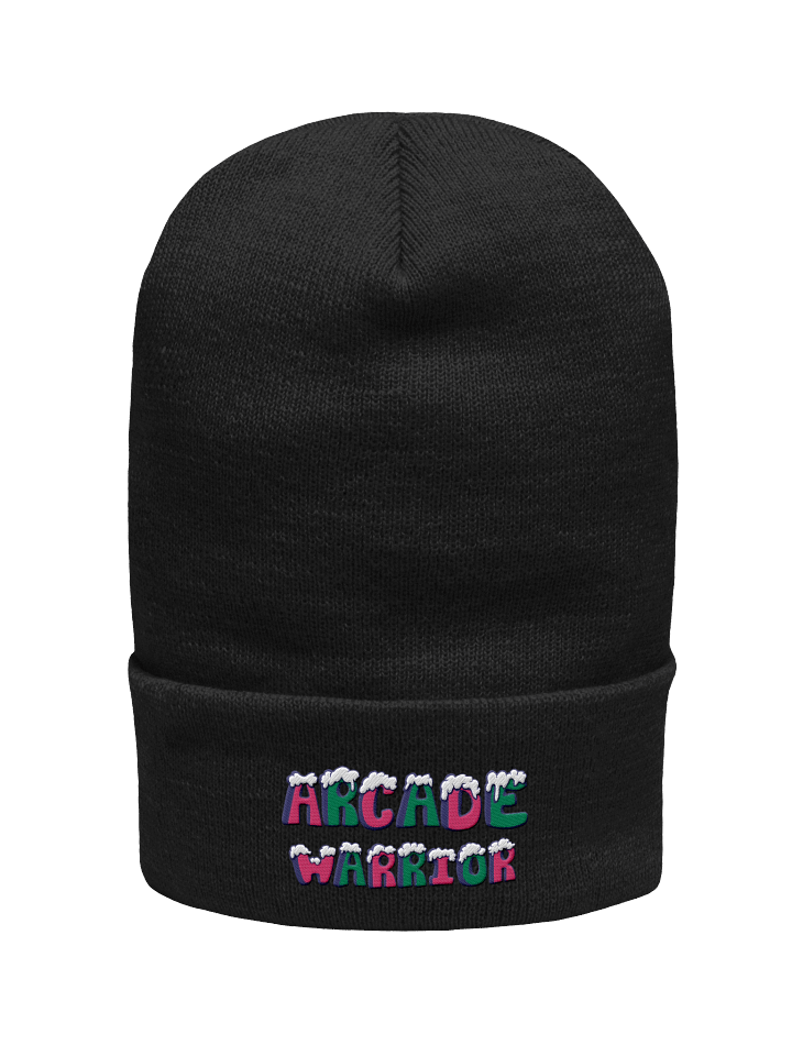 Arcade Warrior Holiday Logo Beanie 2025 product image (8)