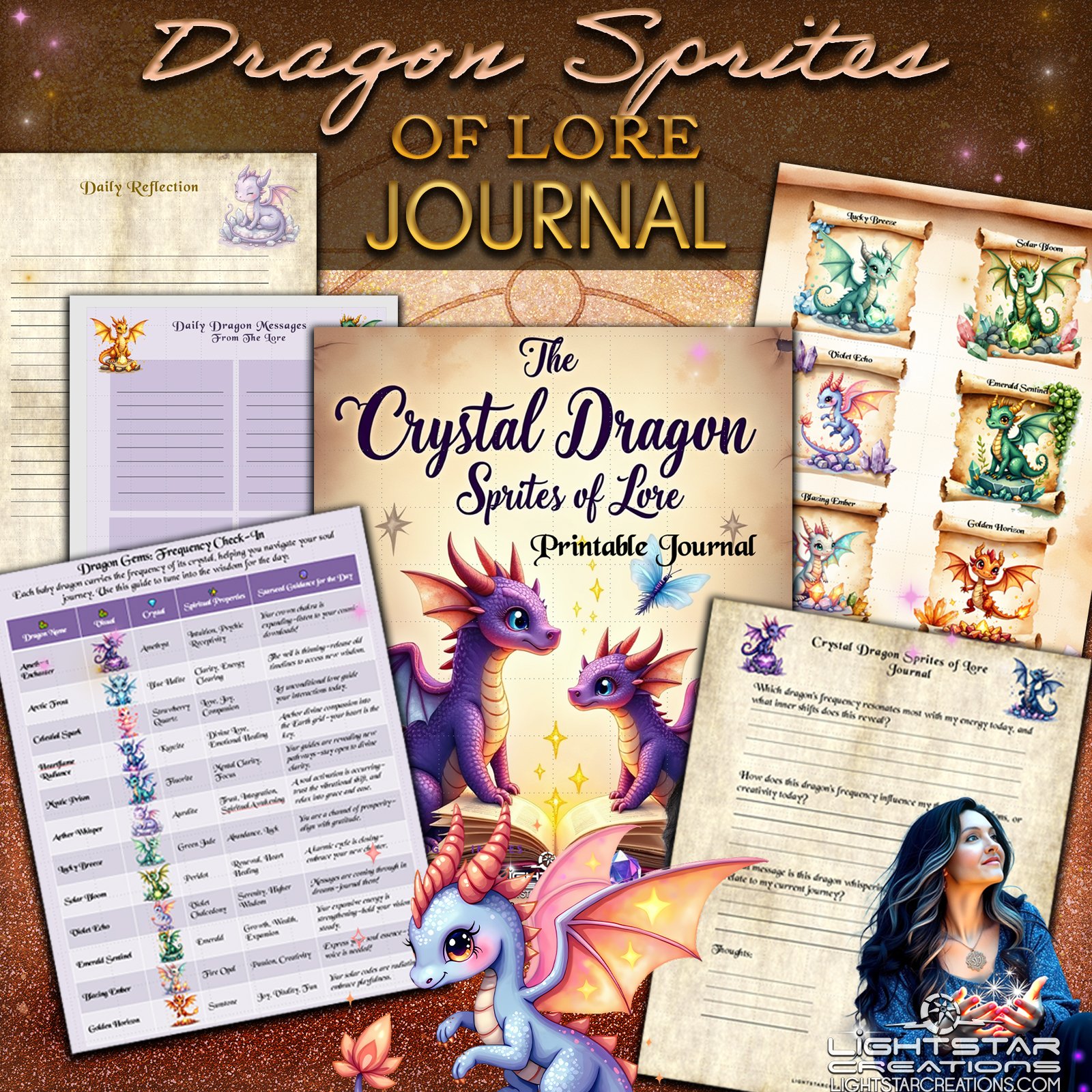 Crystal Dragon Sprites of Lore Digital Toolkit product image (5)