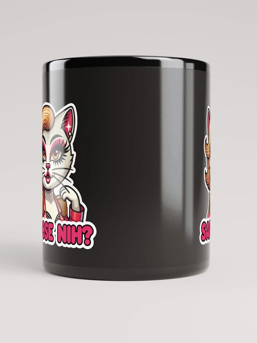 Sapose Nih? Black Glossy Mug product image (5)
