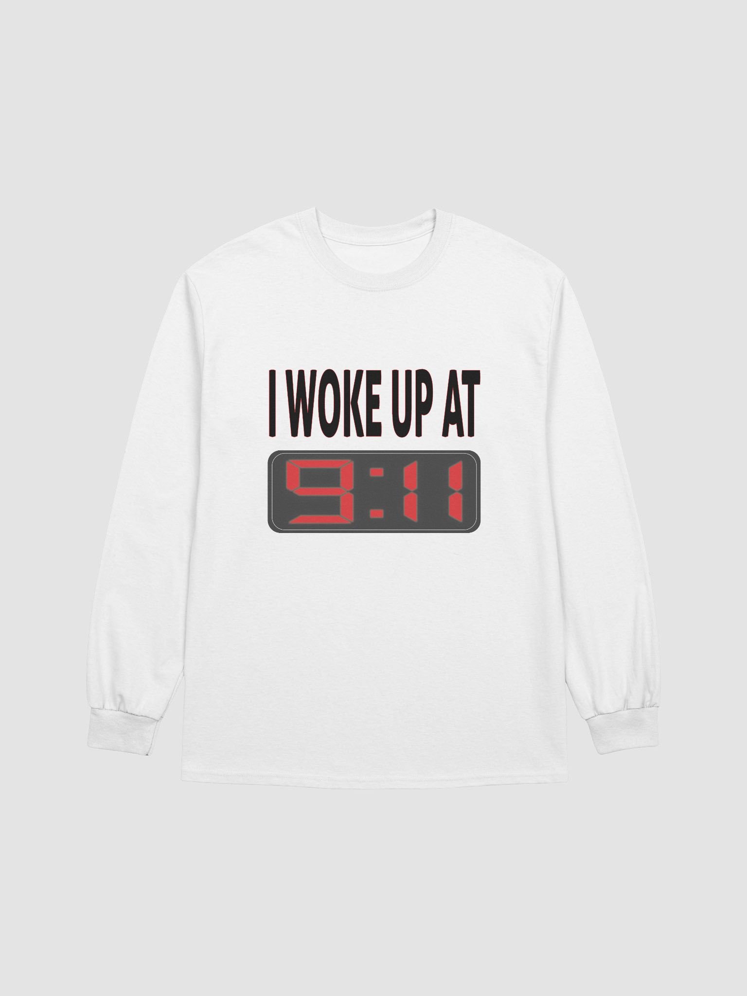 I Woke Up At 9:11 - Gildan Ultra Cotton Long Sleeve T-Shirt product image (2)