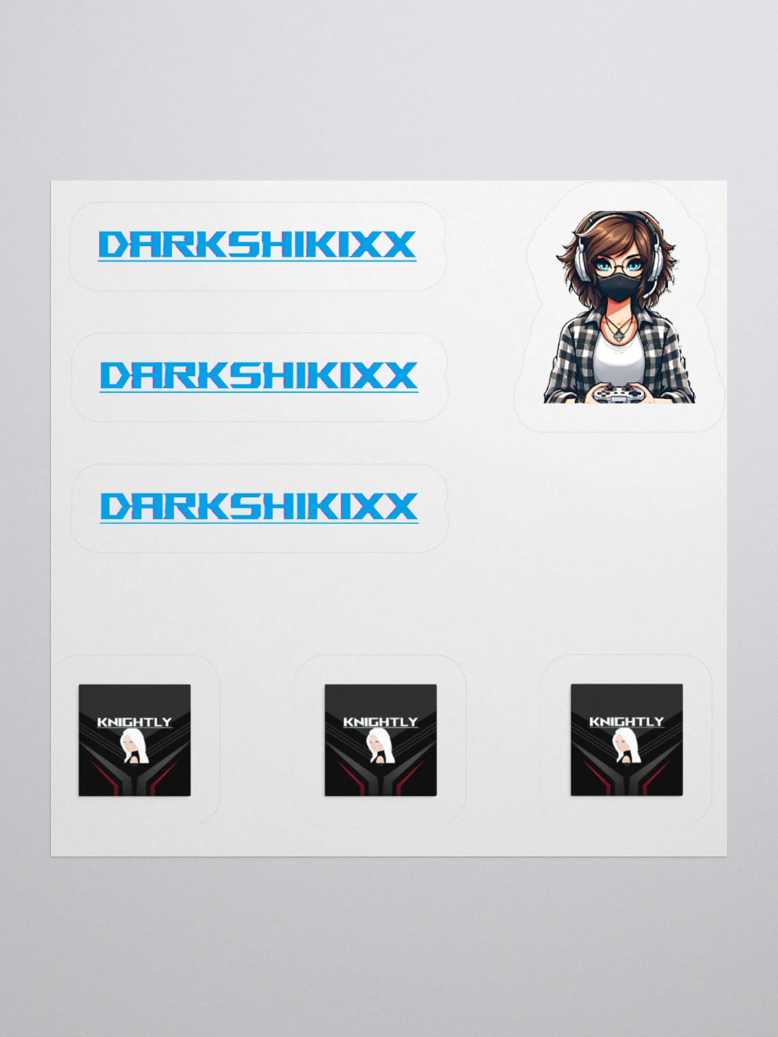 DARKSHIKIXX Streamer Sticker Set 2 product image (1)