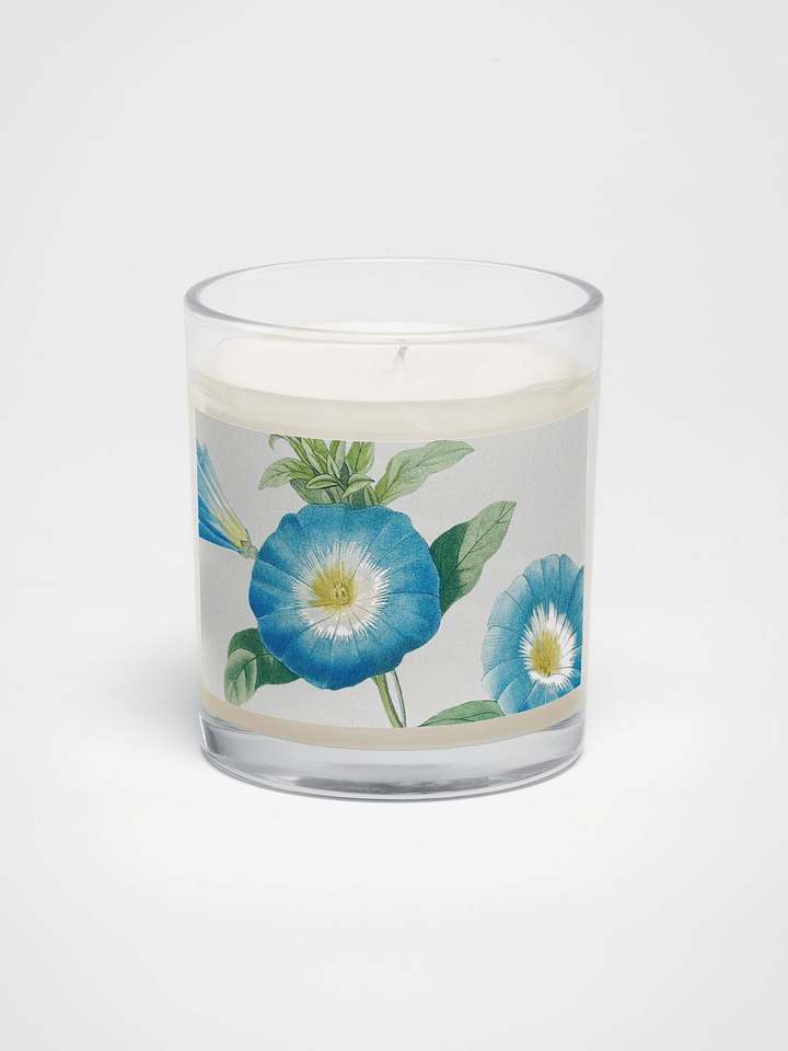 Blue Morning Glory Soy Wax Candle product image (1)