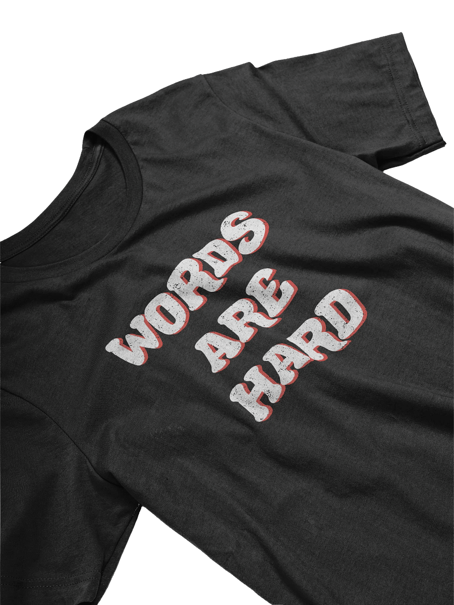 Retro Words Are Hard Tee product image (5)