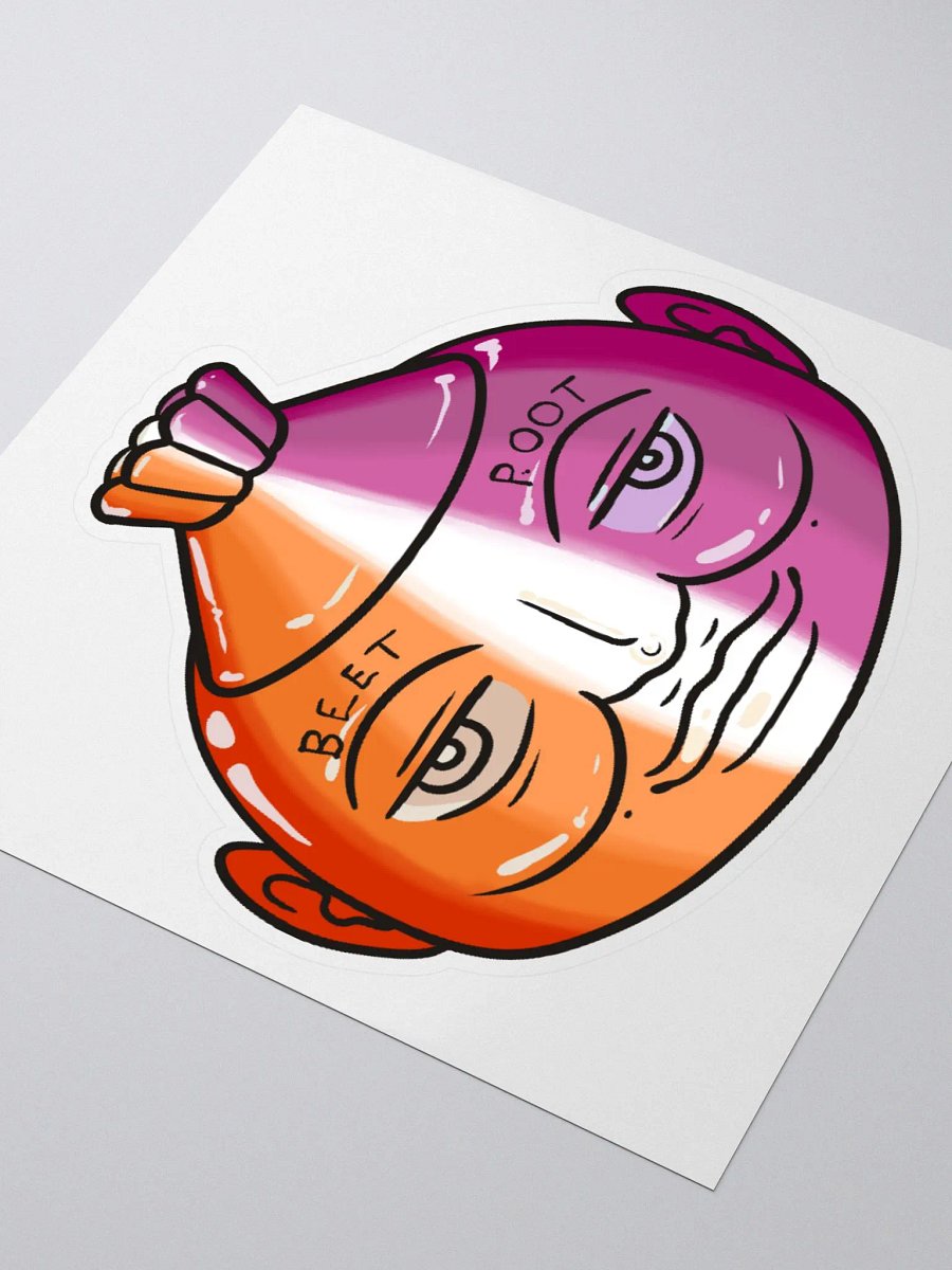 Lesbian Poot bubble free stickers product image (3)