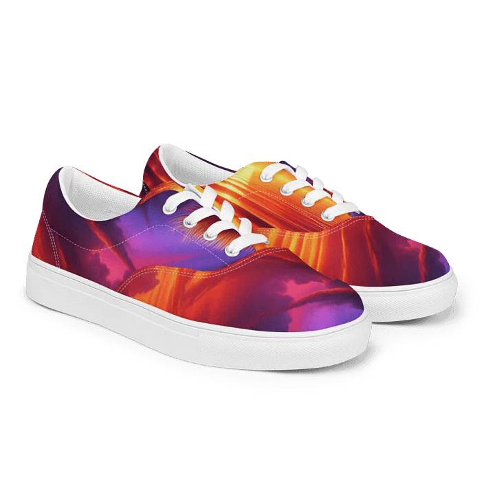 Tropical Sunset Canvas Shoes | AI Design product image (2)