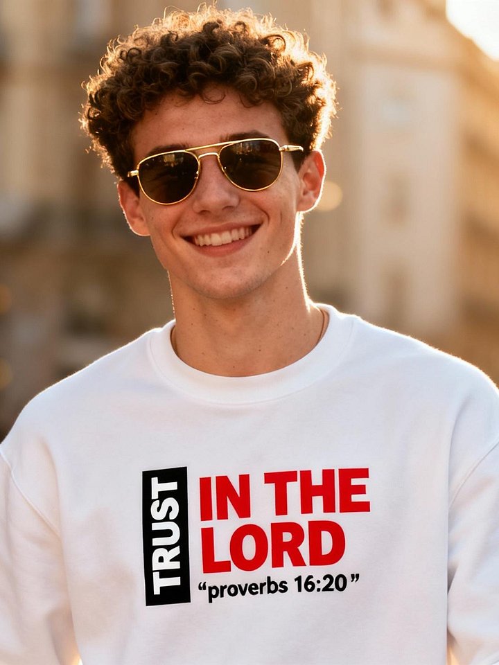 Men's Crewneck Sweatshirt Christian product image (1)