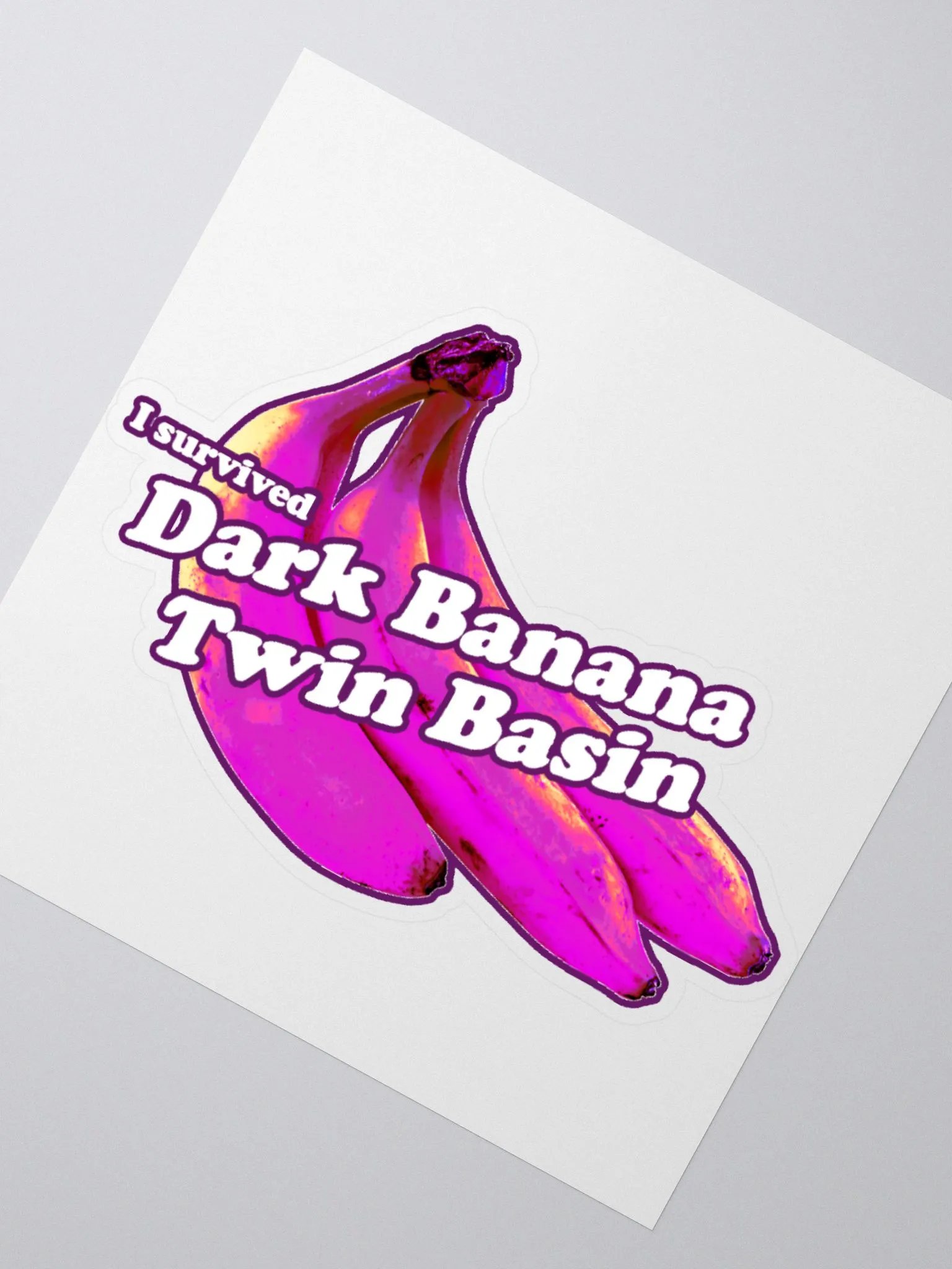 Dark Banana Twin Basin (Sticker) product image (2)