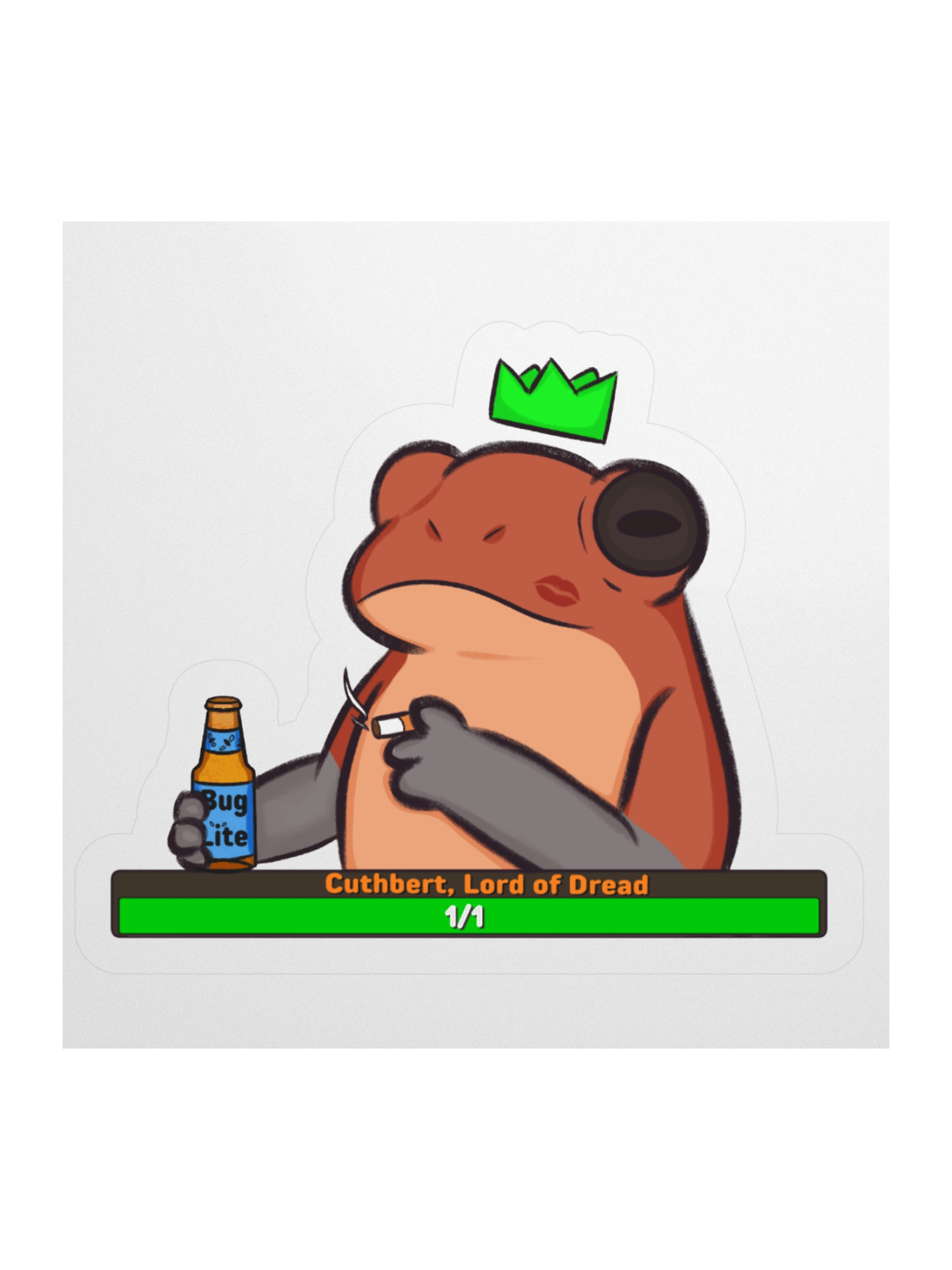 Cuthbert, Lord of Dread Sticker product image (1)