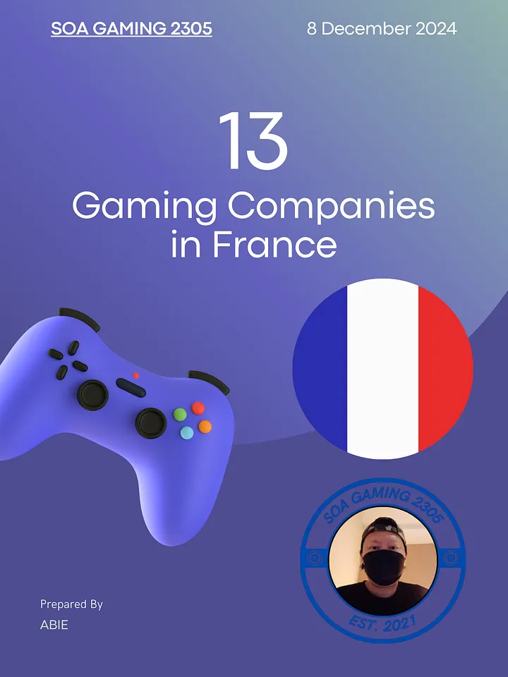 🎮 Enter the World of Gaming Excellence with France’s Top Companies! 🚀 product image (1)