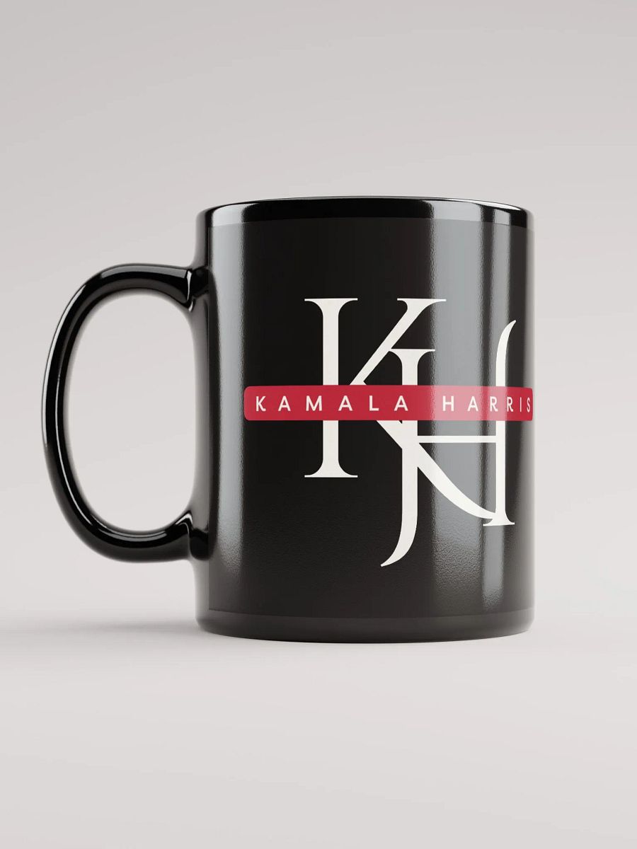 KAMALA HARRIS Black Glossy Mug product image (6)