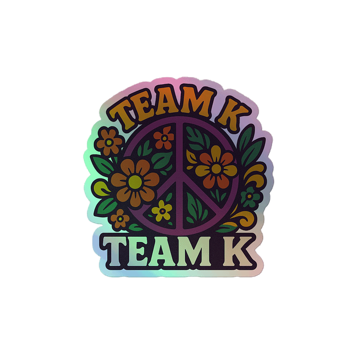 Team K 1960's HOLOGRAPHIC" STICKERS product image (2)