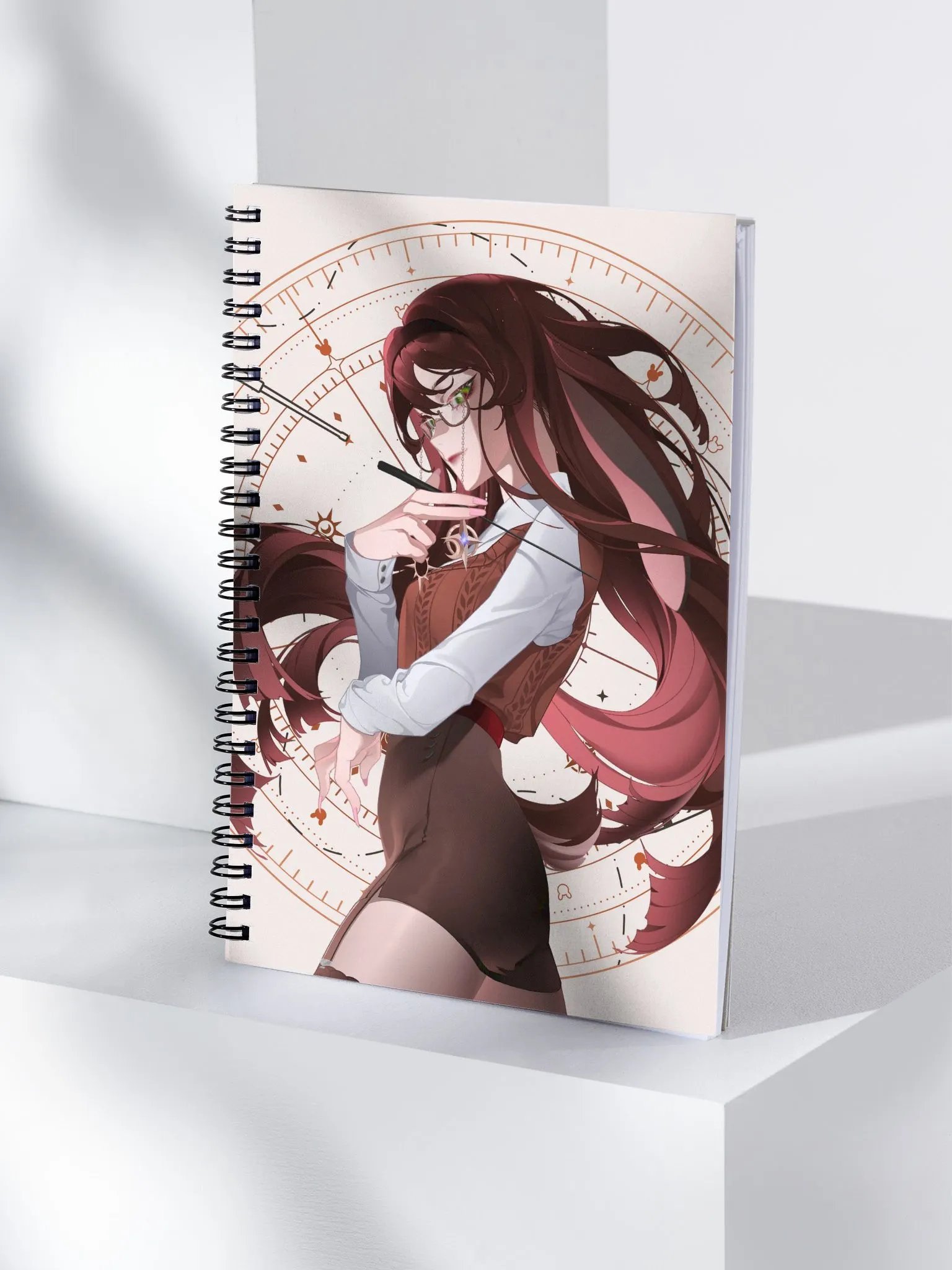 Glaring Teacher Spiral Notebook, Light Mode Edition product image (4)