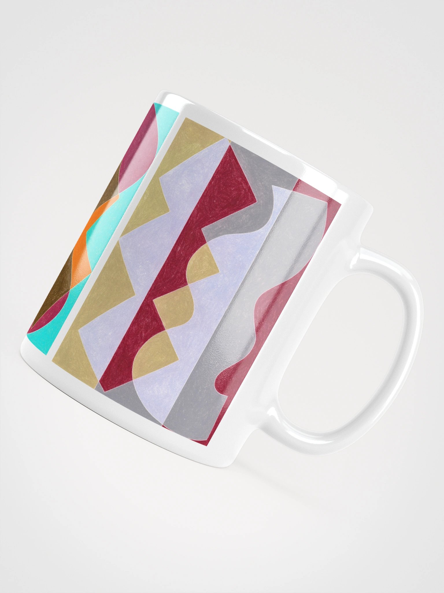 Prismacolors #1, 2 & 3 (2021) on White Glossy Mug product image (10)